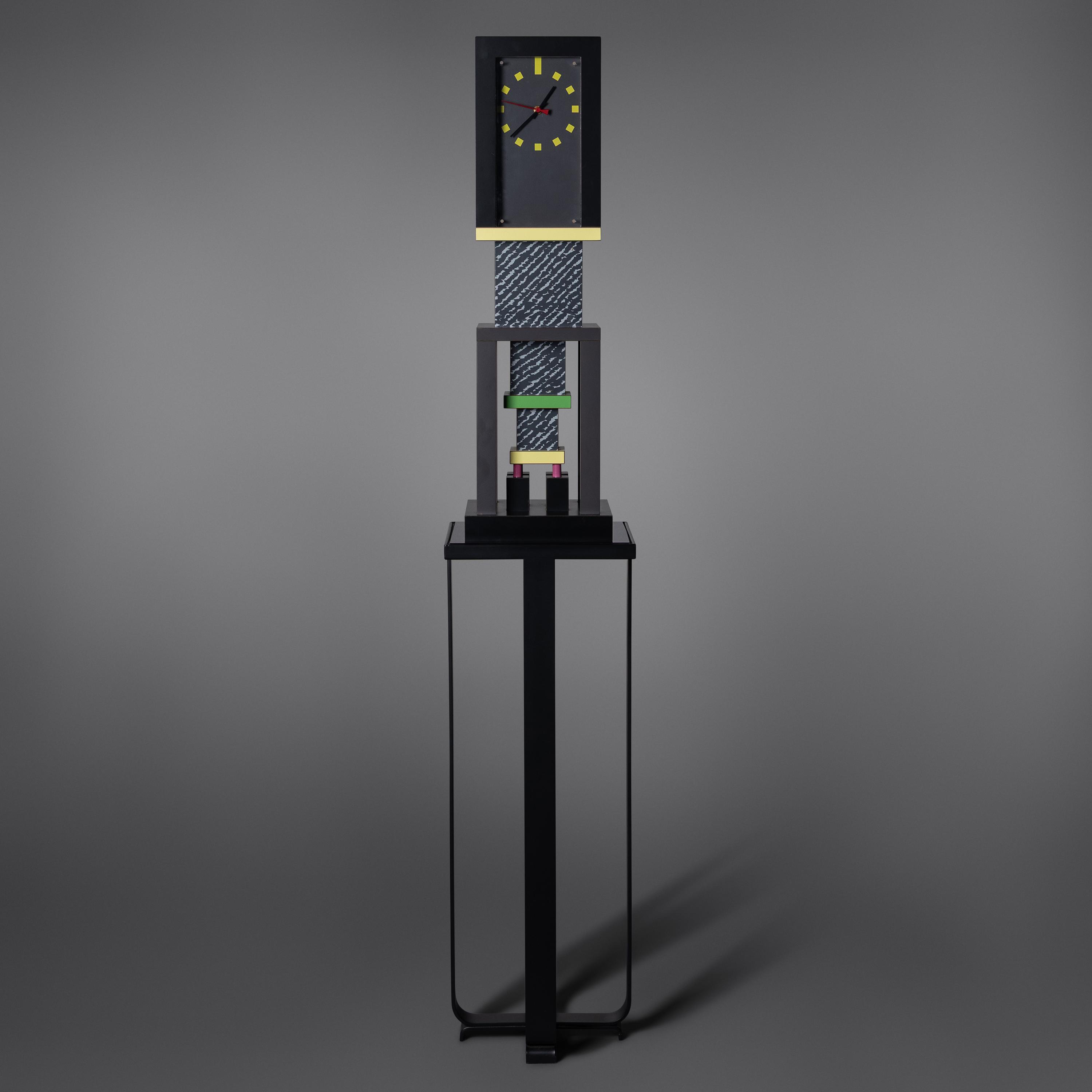 Metropole clock Memphis Italy, 1982