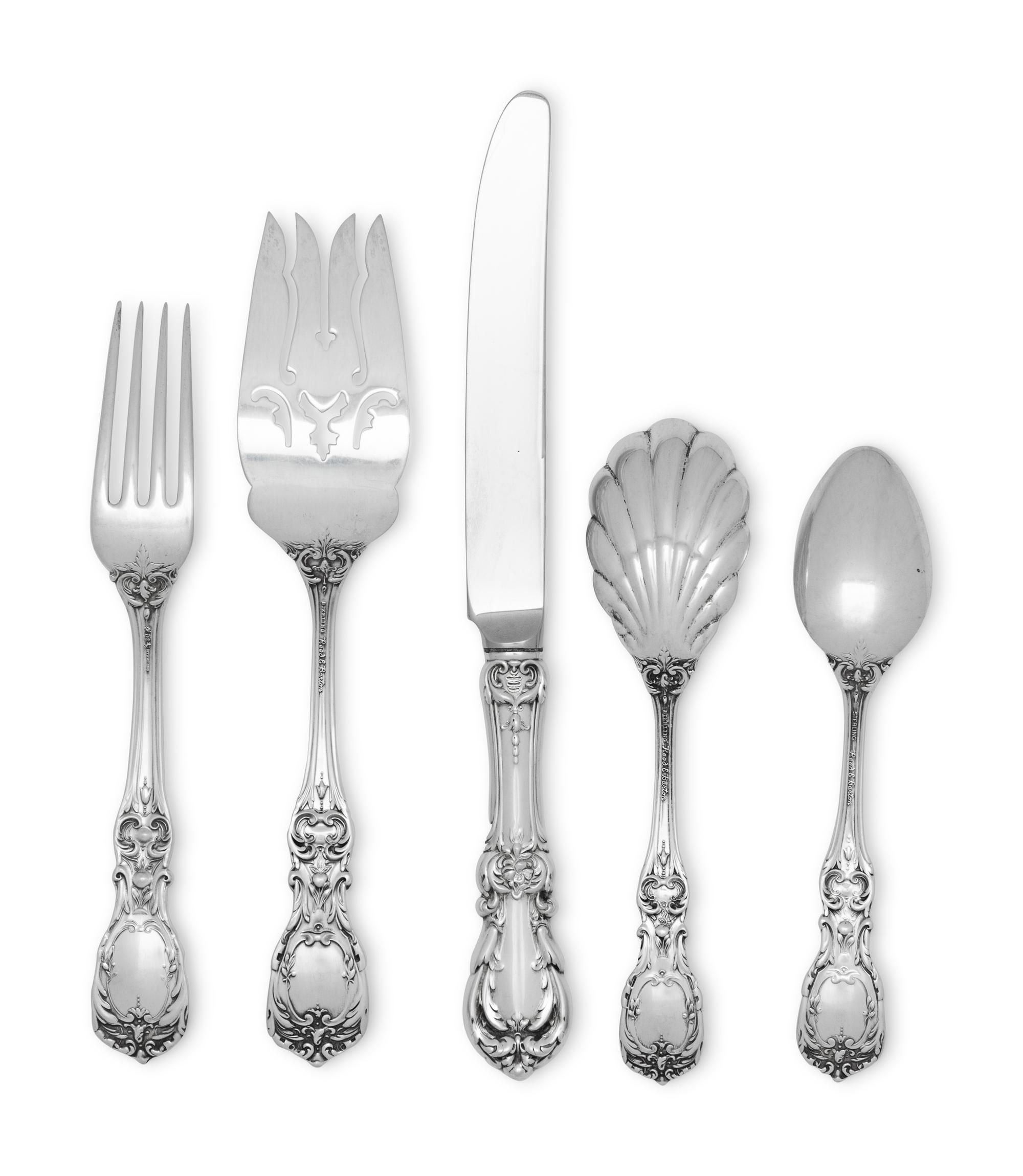 A Group of American Silver Flatware