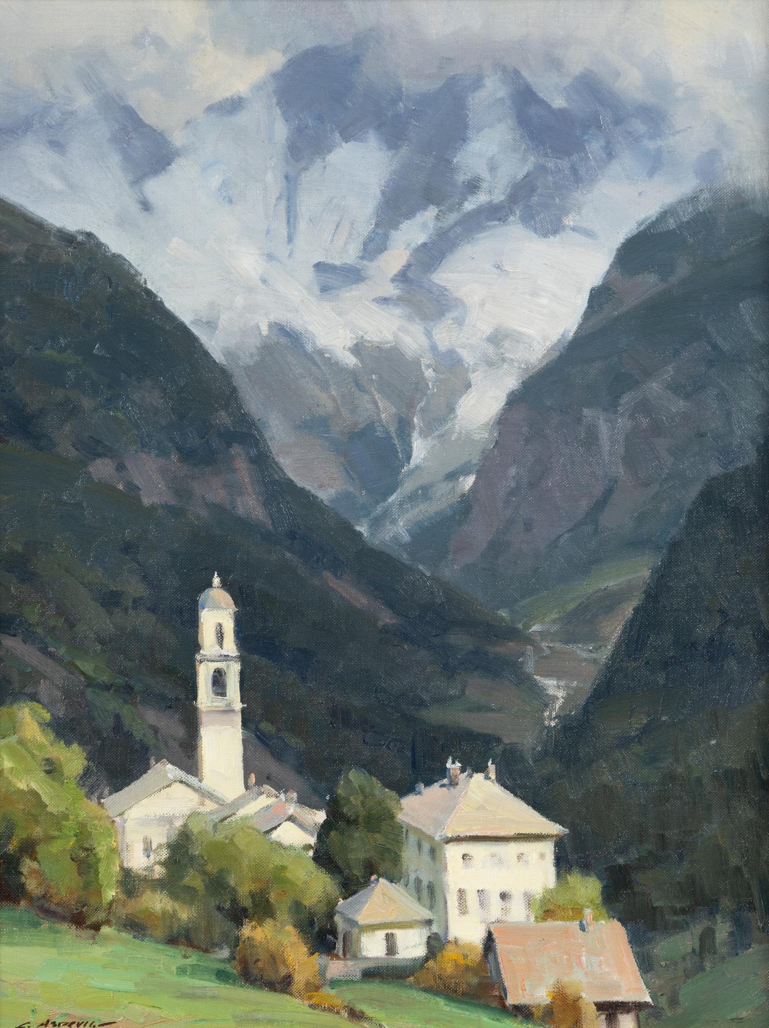 View of Soglio, Switzerland, 1994