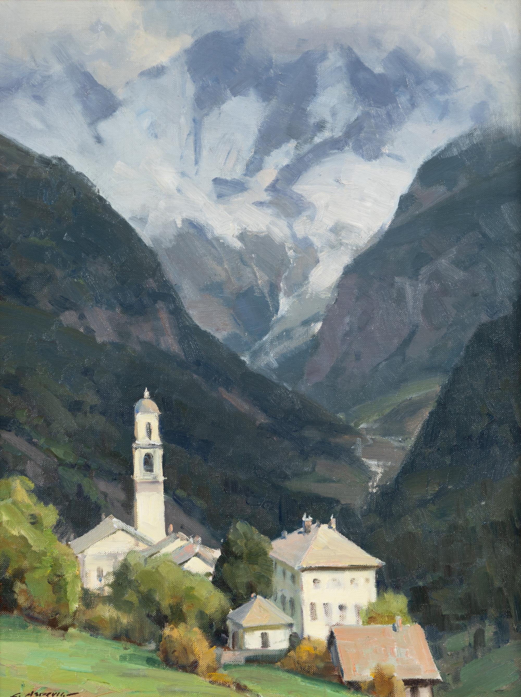 View of Soglio, Switzerland, 1994