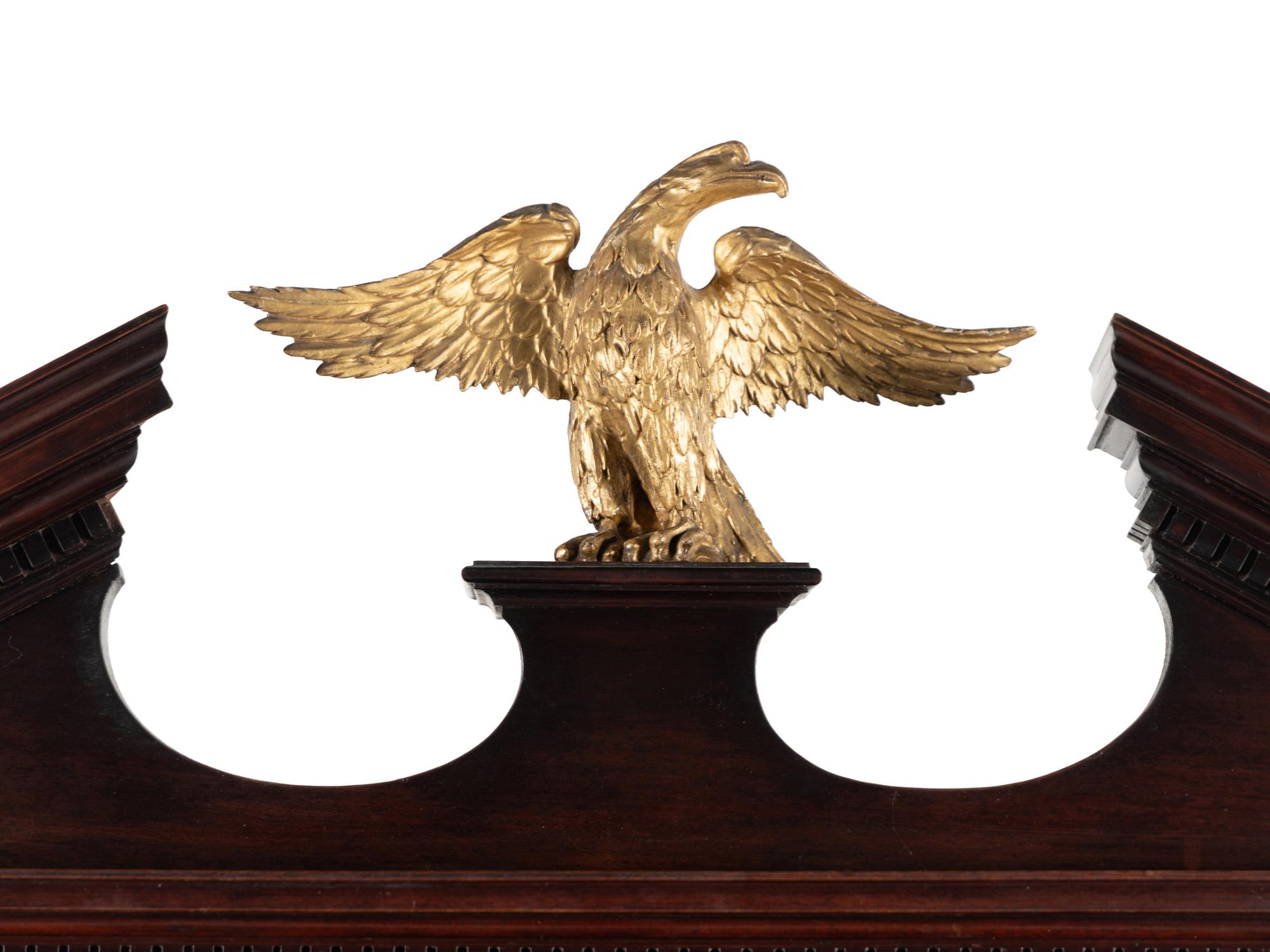 A George III Mahogany Bureau Bookcase