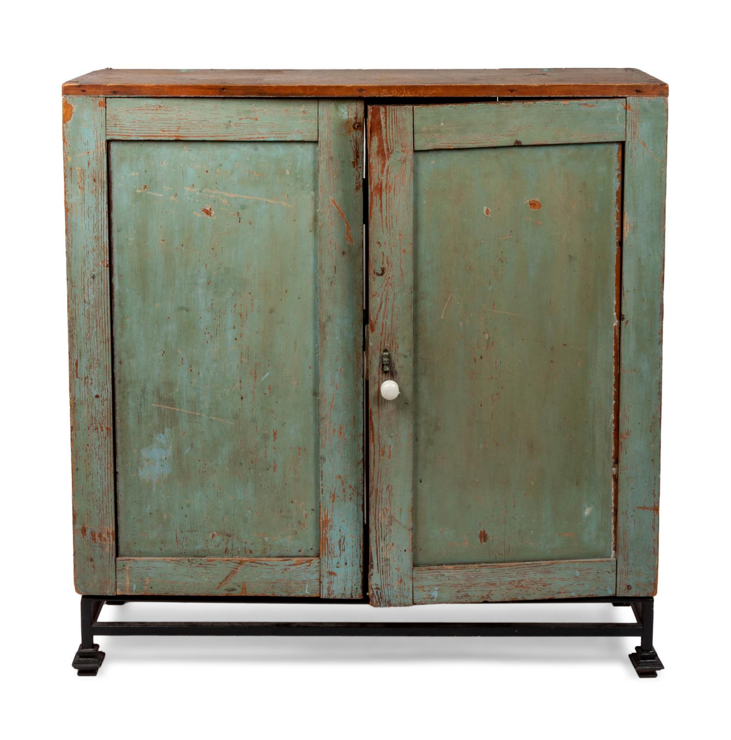 American Painted Pine Cupboard