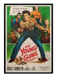 Vintage Movie Poster, The Young Guns