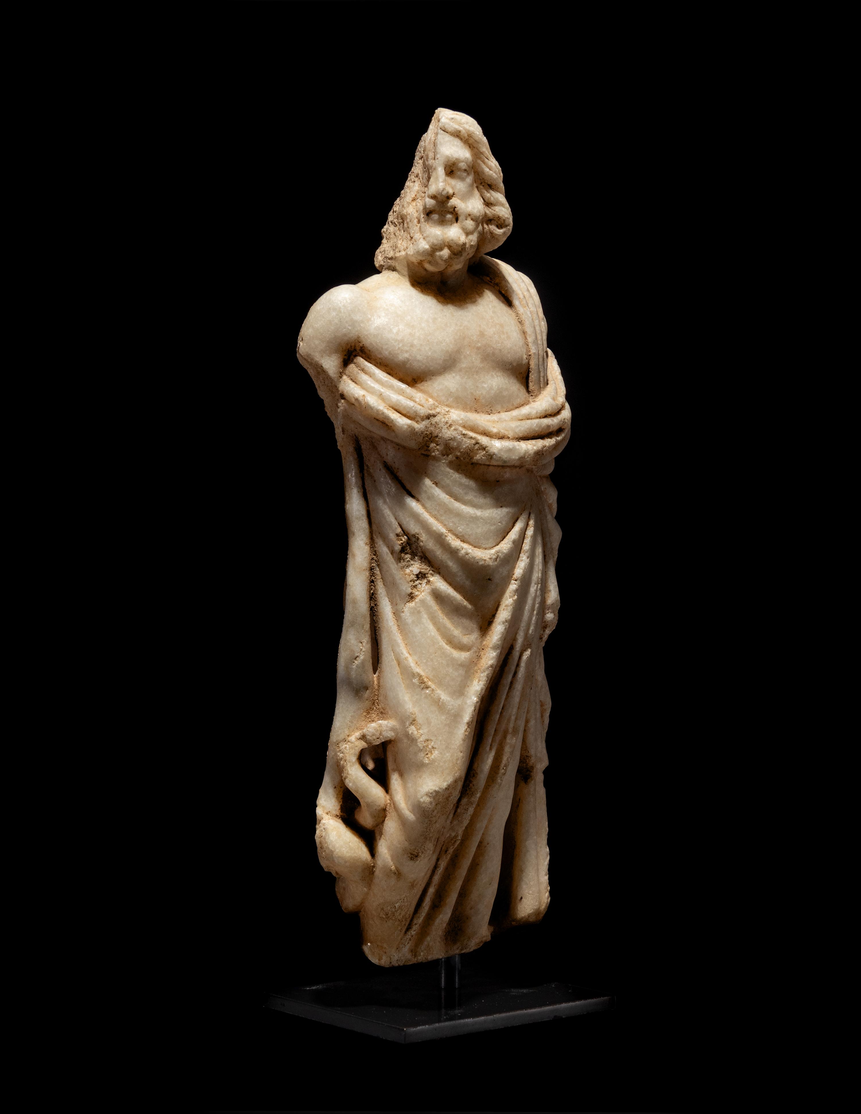 A Roman Marble Asclepius