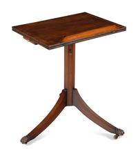 A George III Style Mahogany Adjustable Reading Stand