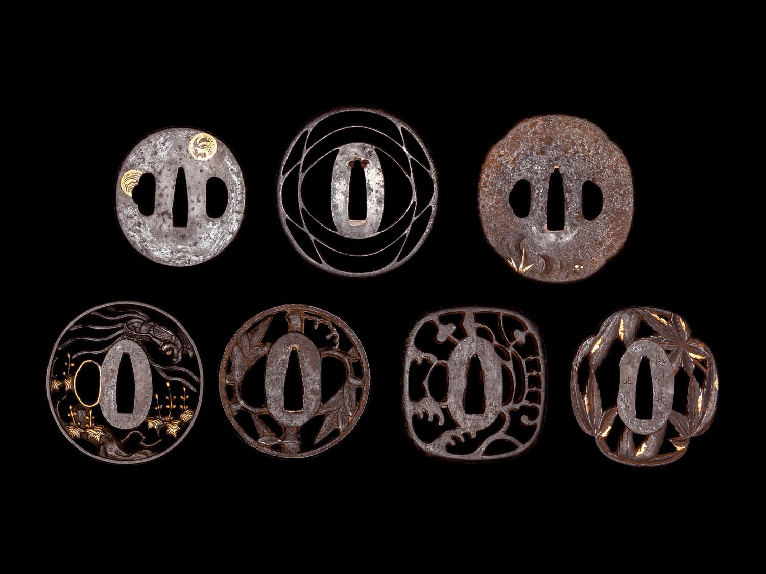 Seven Iron Tsuba