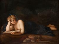 A Berlin (K.P.M.) Porcelain Plaque After Pompeo Battoni