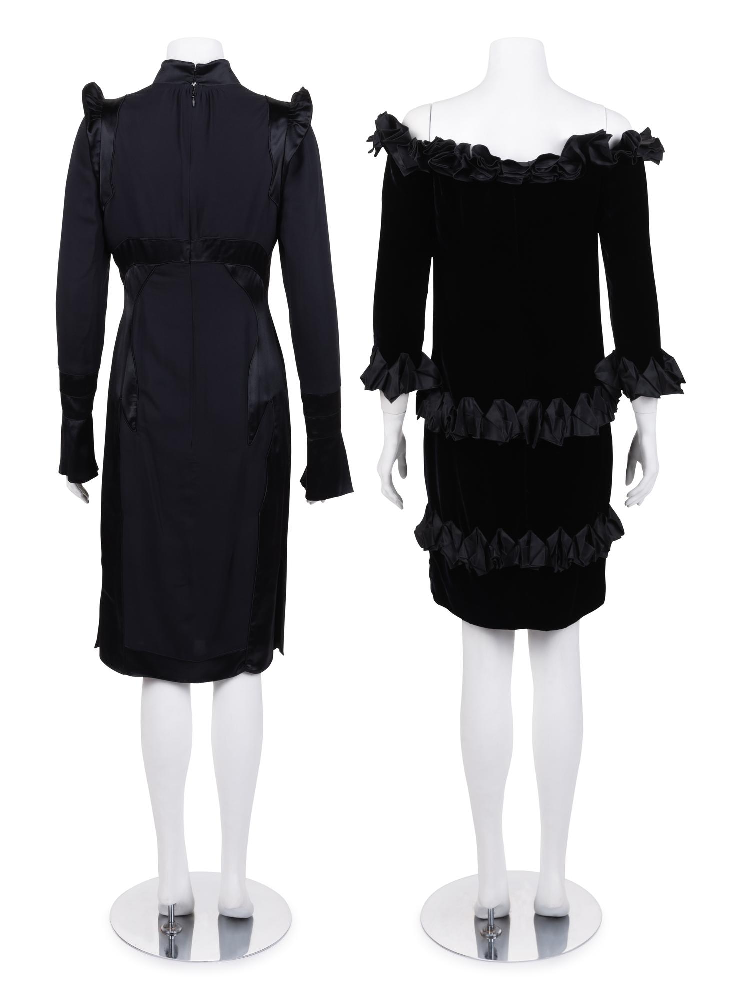 Two Yves Saint Laurent Dresses, 1980-2000s