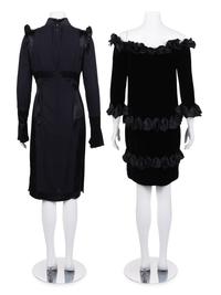 Two Yves Saint Laurent Dresses, 1980-2000s