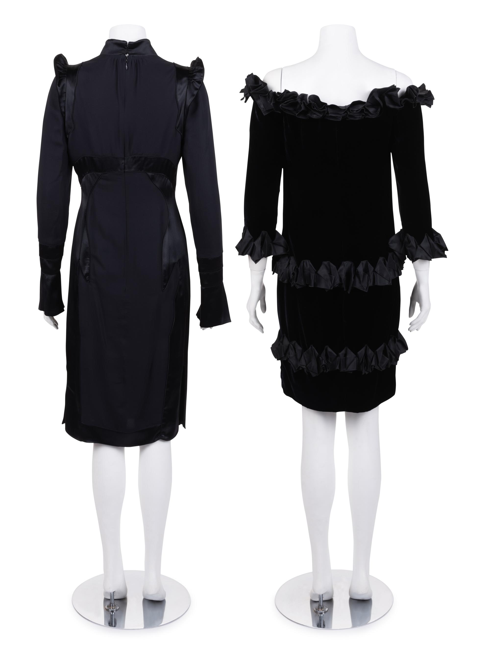 Two Yves Saint Laurent Dresses, 1980-2000s