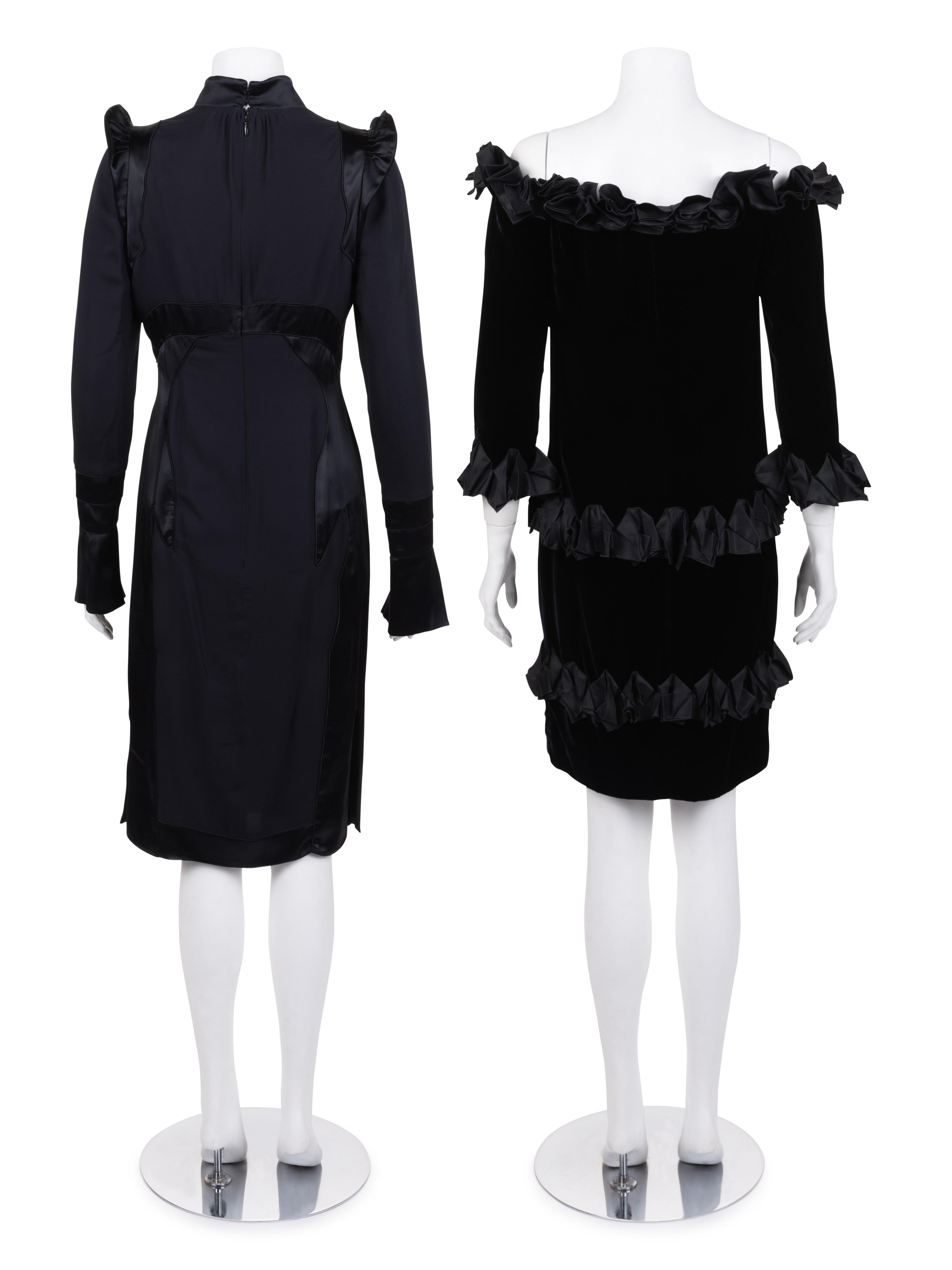 Two Yves Saint Laurent Dresses, 1980-2000s