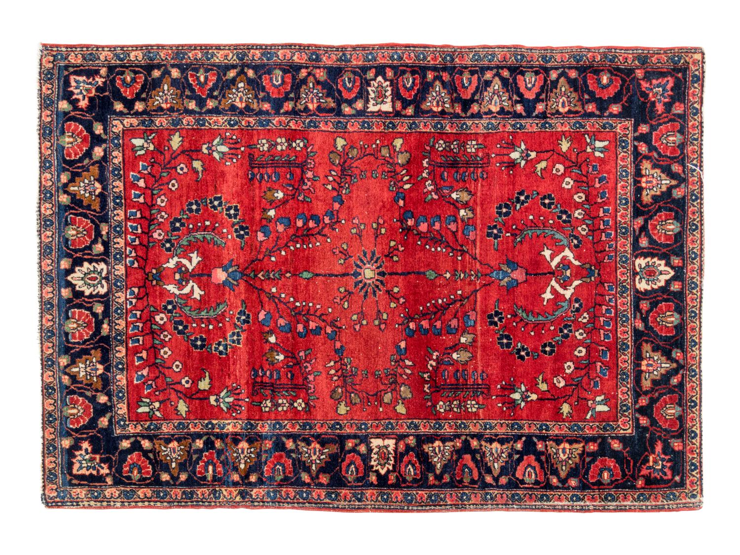 A Sarouk Wool Rug