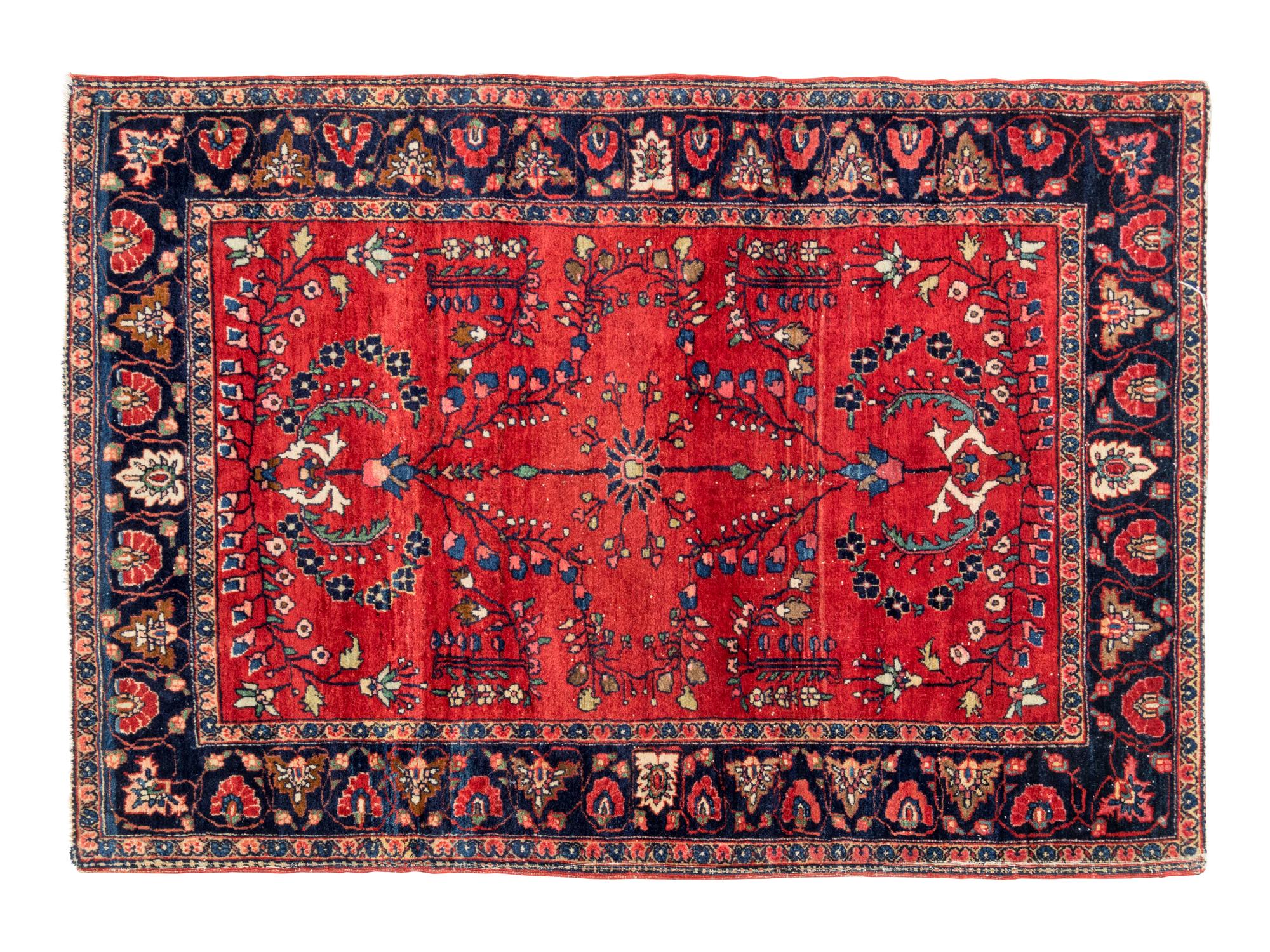 A Sarouk Wool Rug