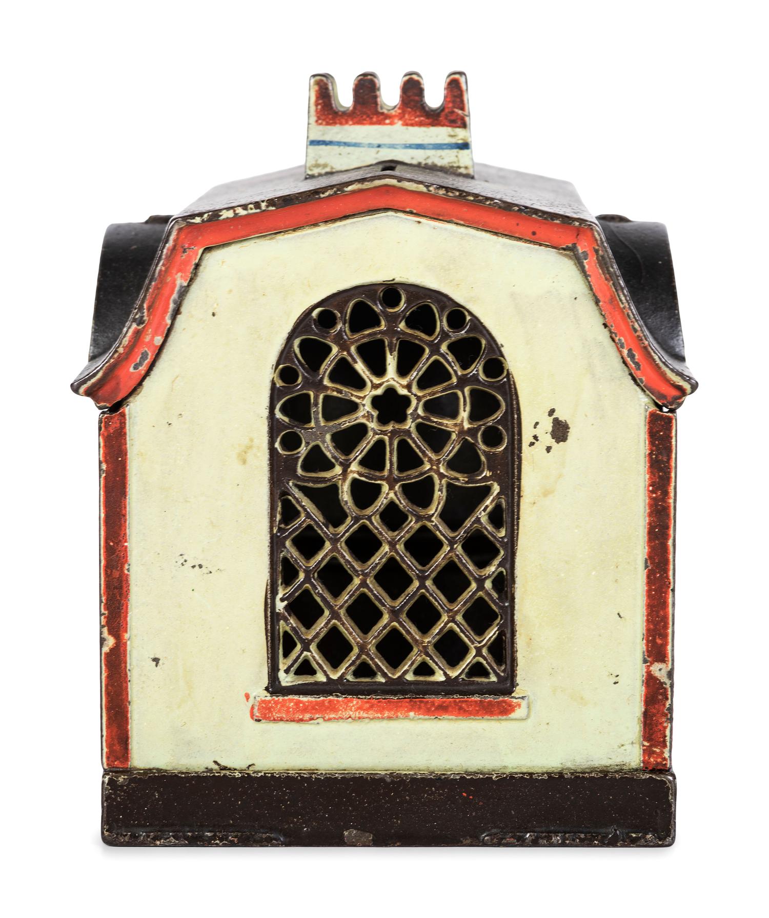 A J. and E. Stevens 'Magic' Cast Iron Mechanical Bank