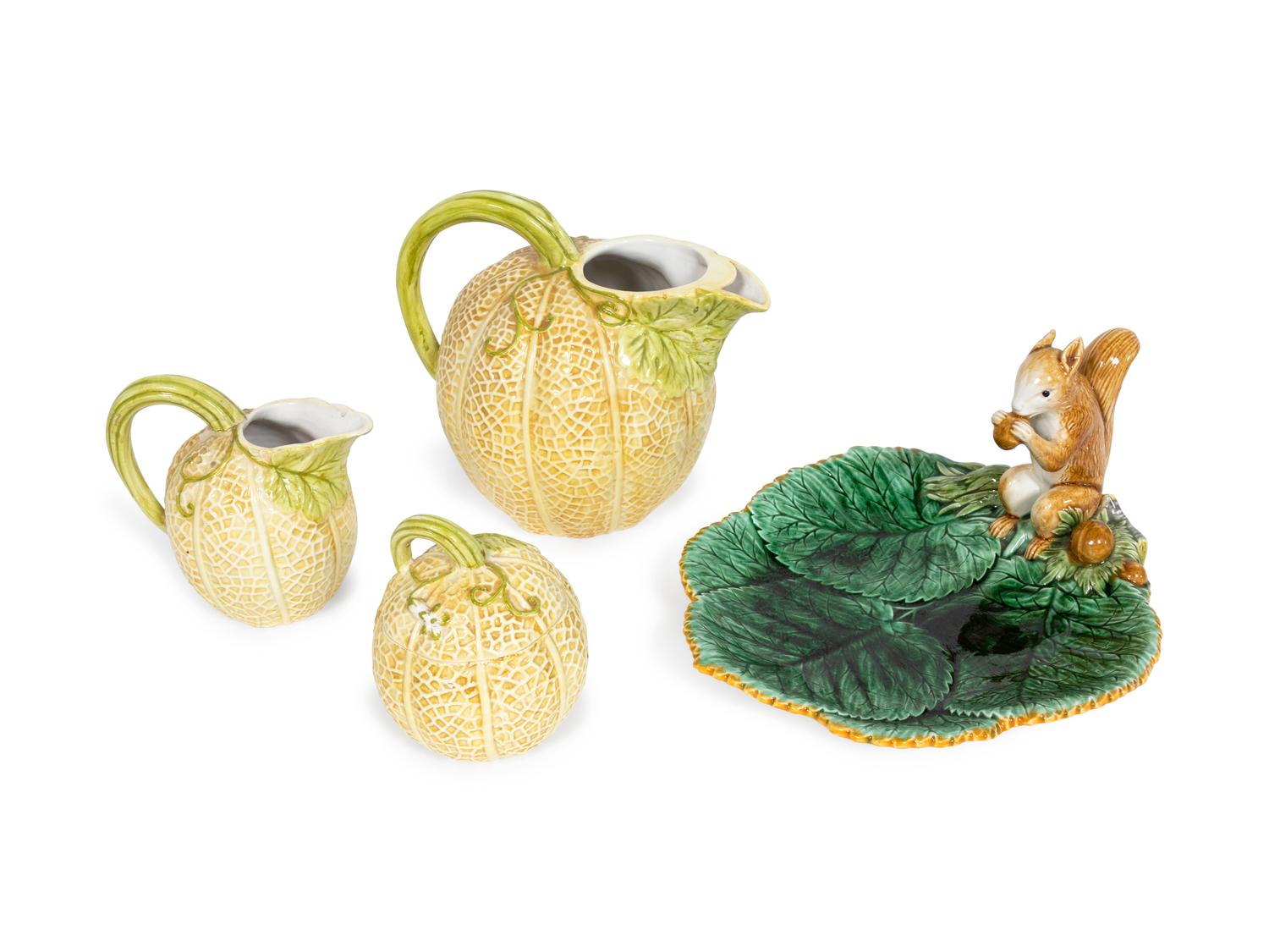 A Collection of Four Ceramic Table Articles
