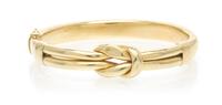 A 14 Karat Yellow Gold Bangle Bracelet, 15.30 dwts.