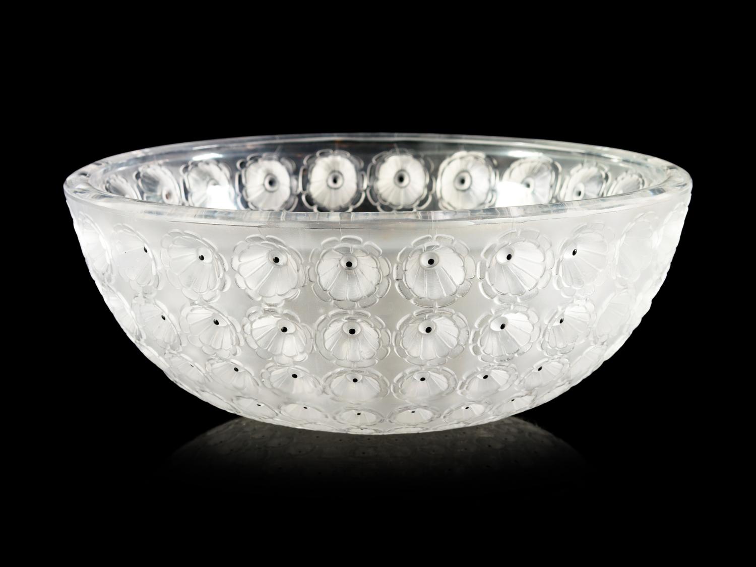 A Lalique Nemours Bowl