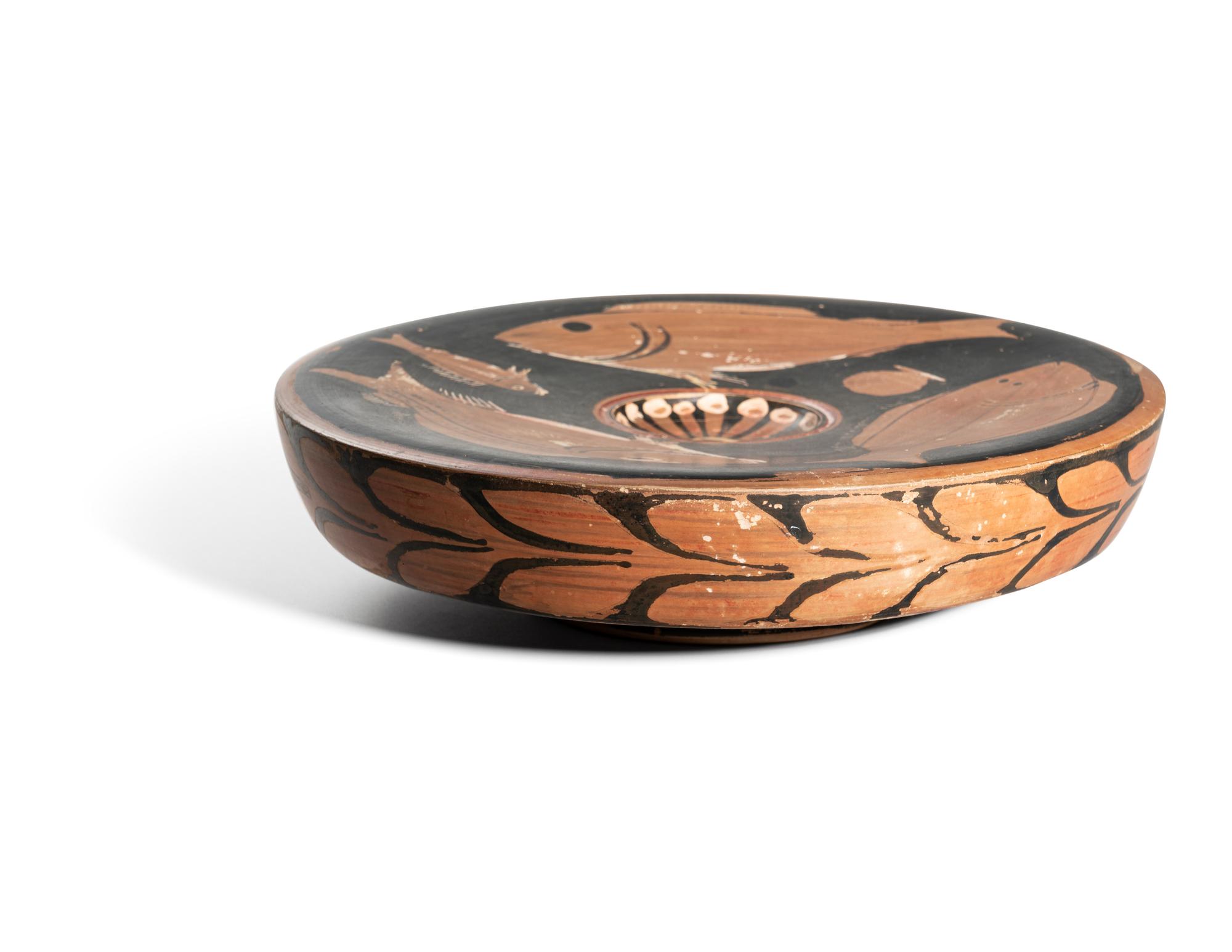 An Apulian Red-Figured Fish Plate