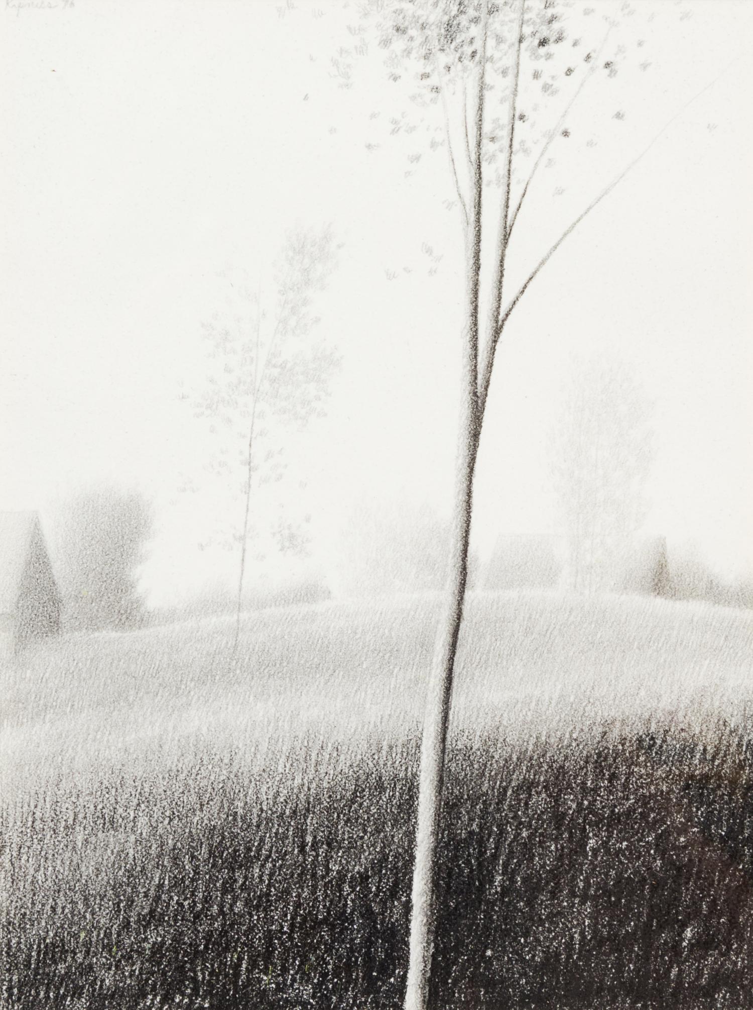 Robert Kipniss, (American, b. 1931), Hilltop II, 1976