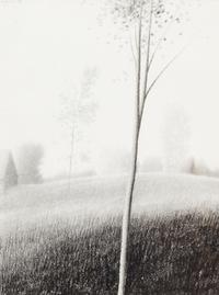 Robert Kipniss, (American, b. 1931), Hilltop II, 1976