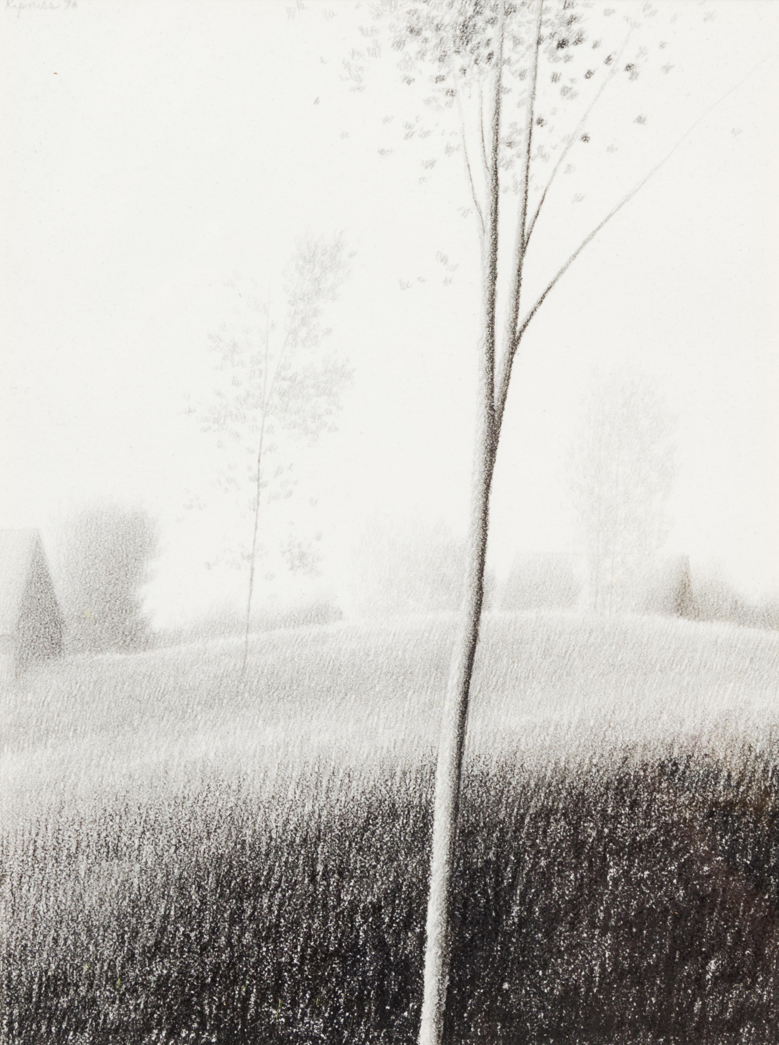 Robert Kipniss, (American, b. 1931), Hilltop II, 1976