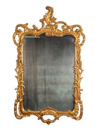 A Louis XV Style Giltwood Mirror — 20TH CENTURY