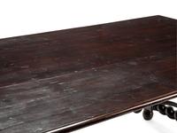 A Louis XIV Iron-Mounted Trestle Table