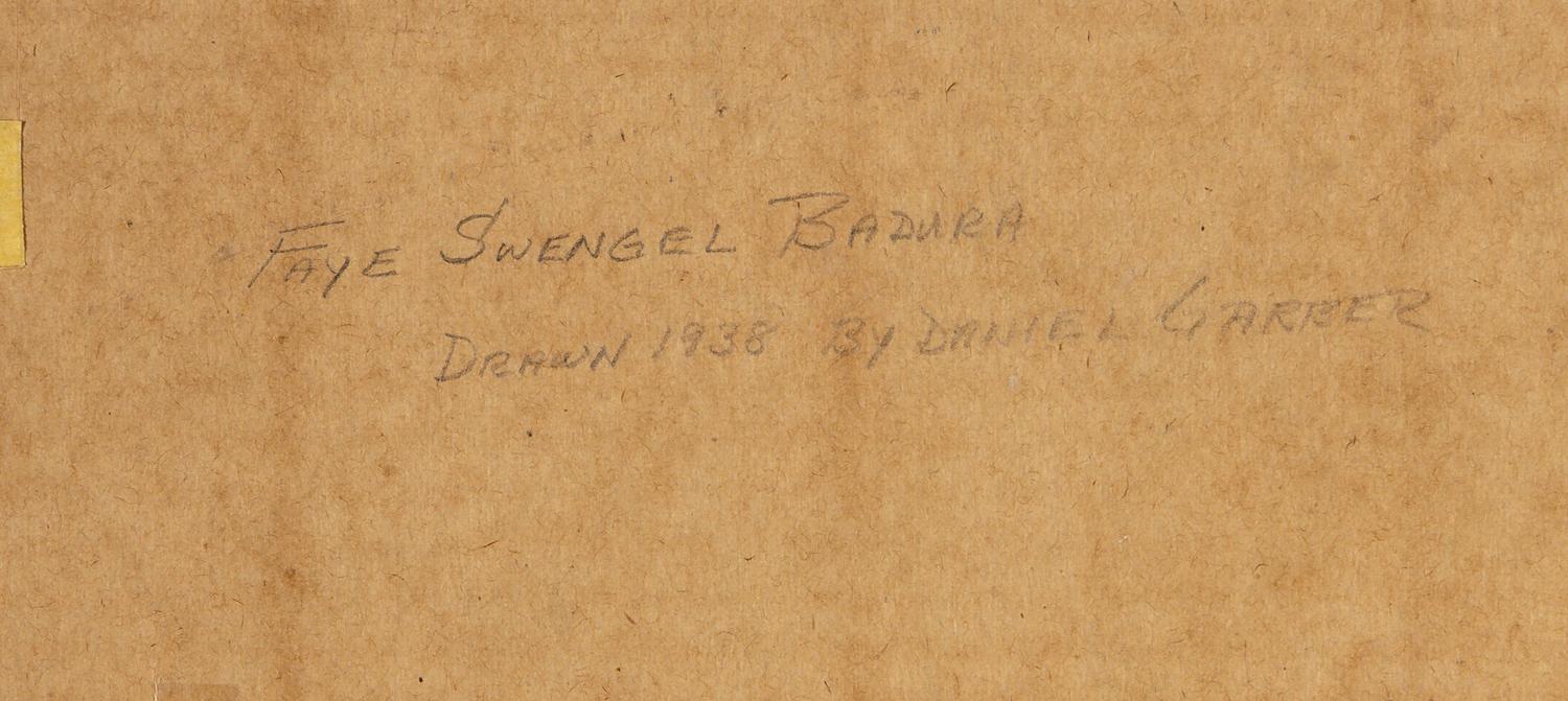 Portrait Faye Swengel BaduraI , 1938