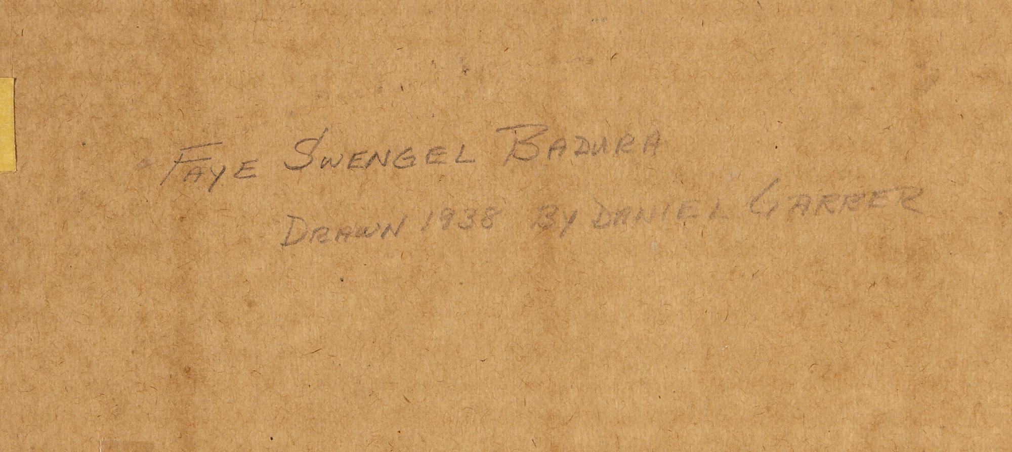 Portrait Faye Swengel BaduraI , 1938