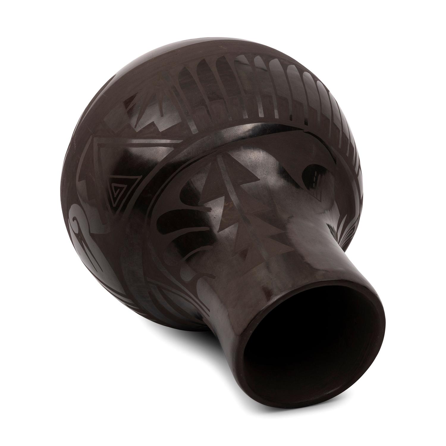 Blackware Pottery Vase