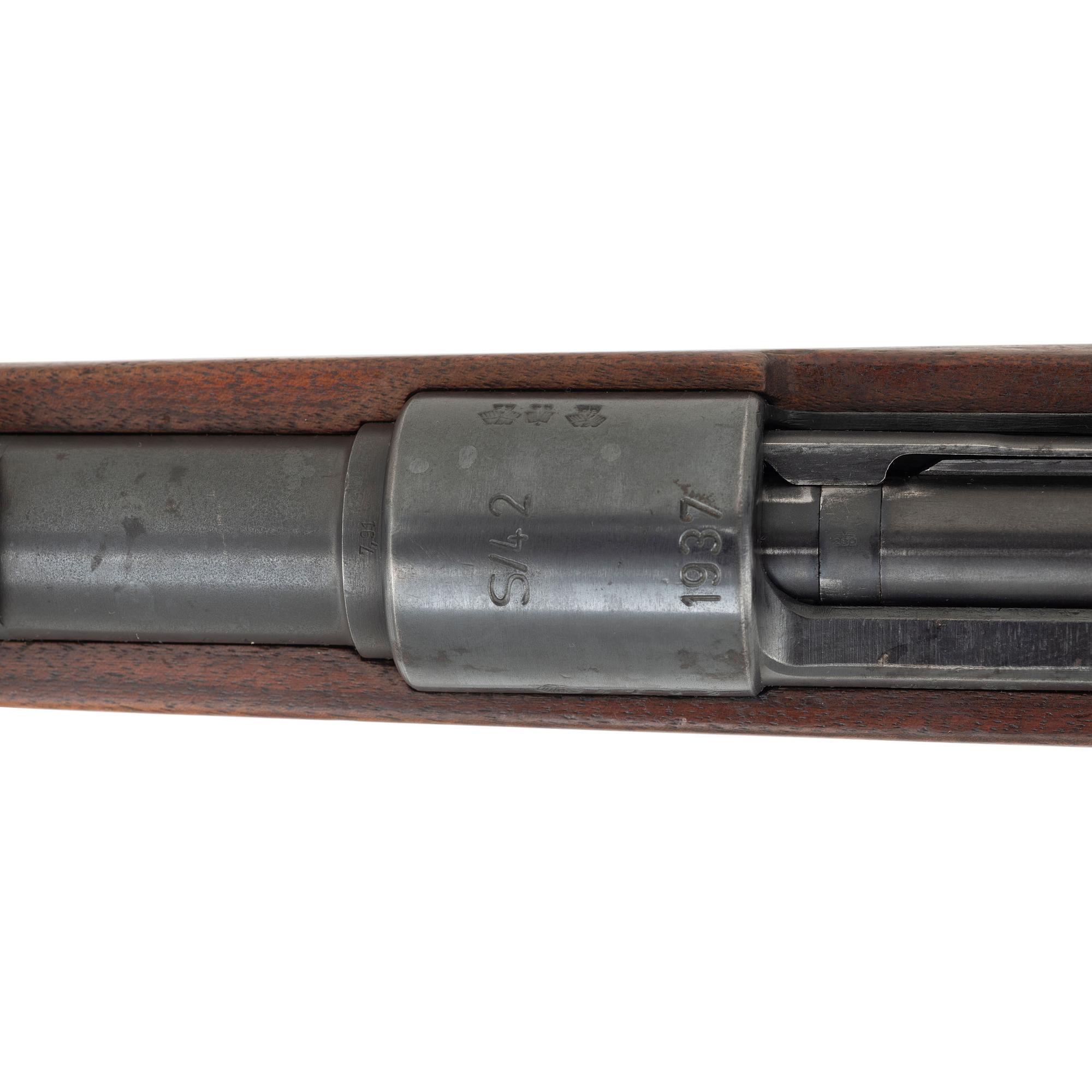 **Pre-War S/42 Code 1937 Mauser 98K Rifle with Matching Numbers, Droop-Wing Eagle & Non Import Marked