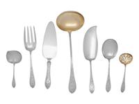 An American Silver Flatware Service