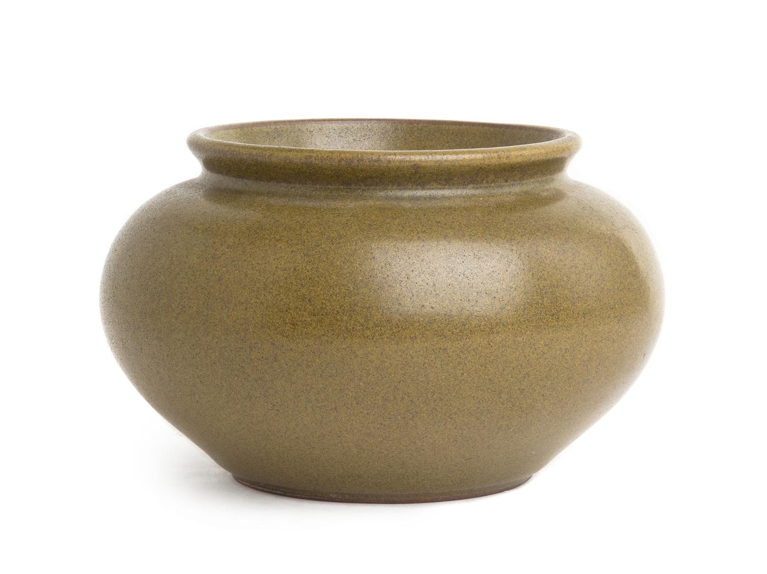 A Teadust Glazed Porcelain Jar Height 3 3/4 inches.
