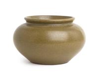 A Teadust Glazed Porcelain Jar Height 3 3/4 inches.