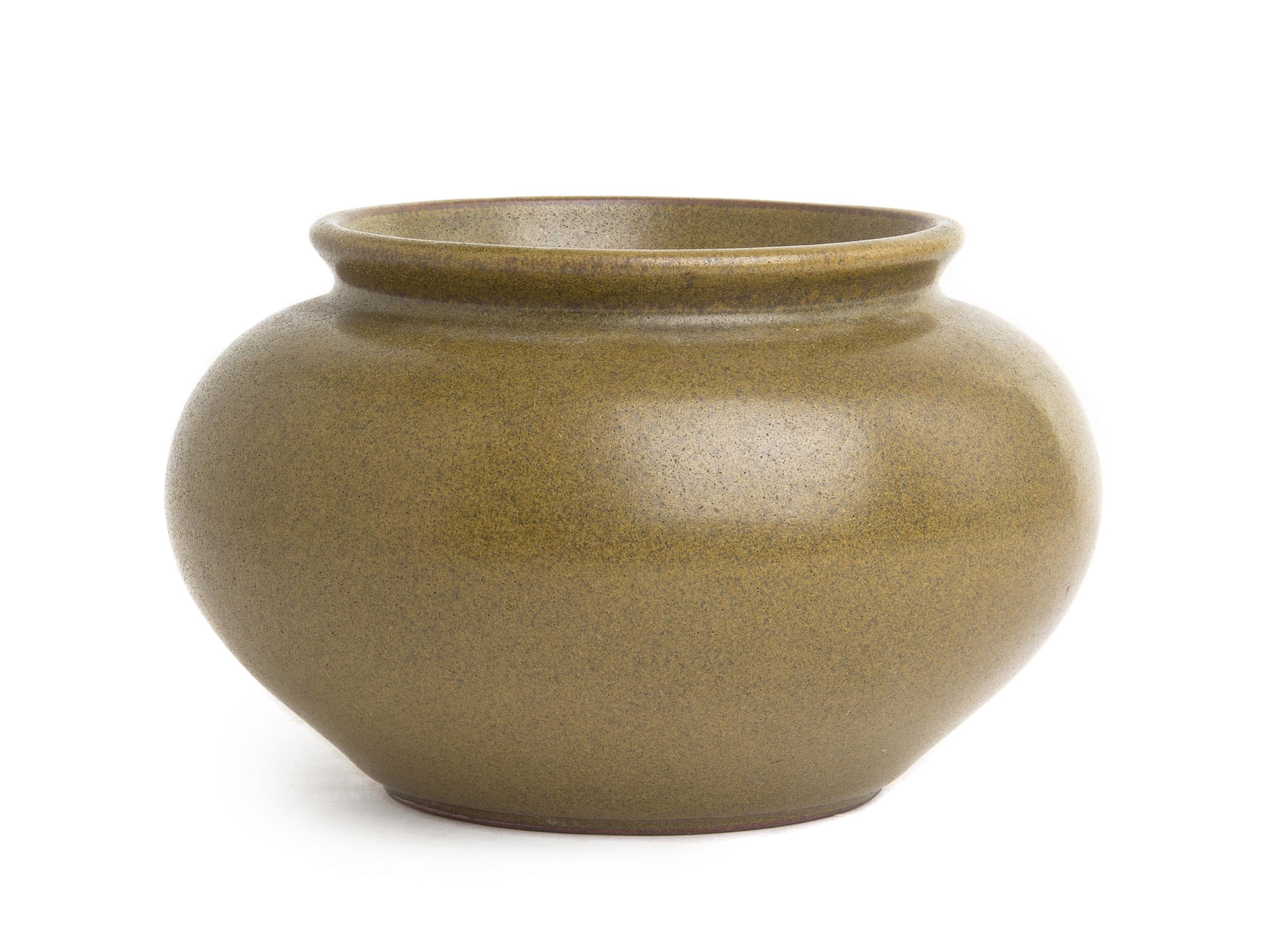 A Teadust Glazed Porcelain Jar Height 3 3/4 inches.