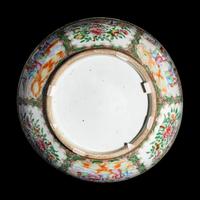 Two Chinese Canton Famille Rose Porcelain Wares, 19th Century — 清晚期 廣彩人物圖大碗及賞盤