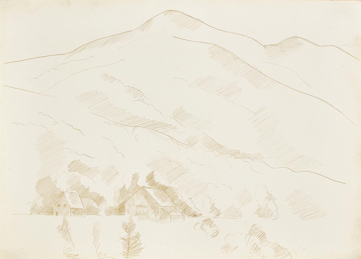Houses by a Hill , 1930