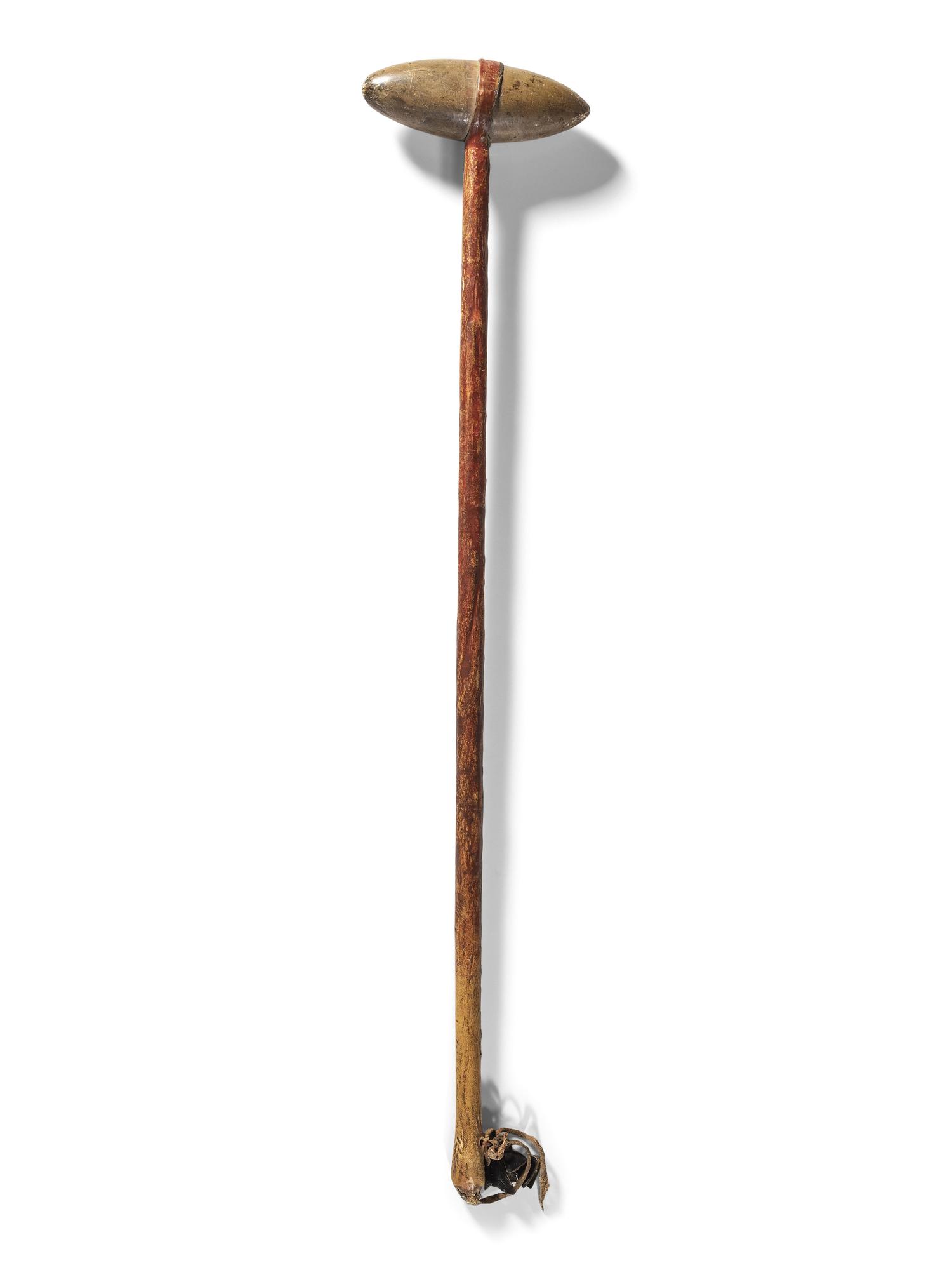 Plains Stone Club, with Red Handle