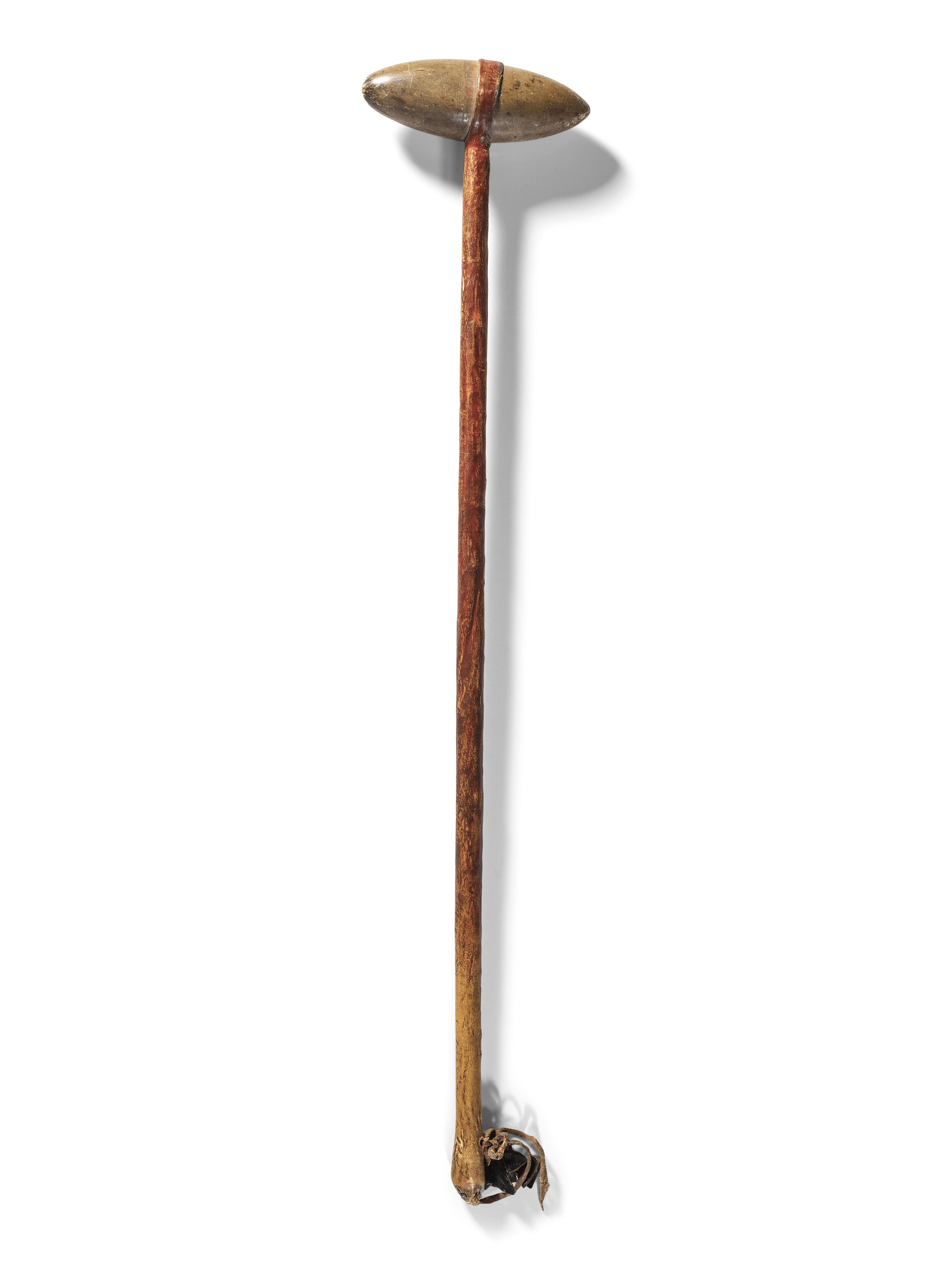 Plains Stone Club, with Red Handle