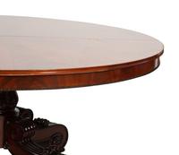 A Georgian Style Flame Mahogany Center Table