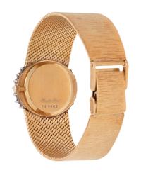 BUECHE-GIROD, 18K YELLOW GOLD AND DIAMOND WRISTWATCH