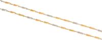 A Tricolor Gold Necklace, 19.70 dwts.