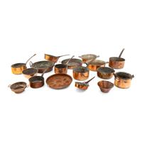 A Collection of Copper Cookware