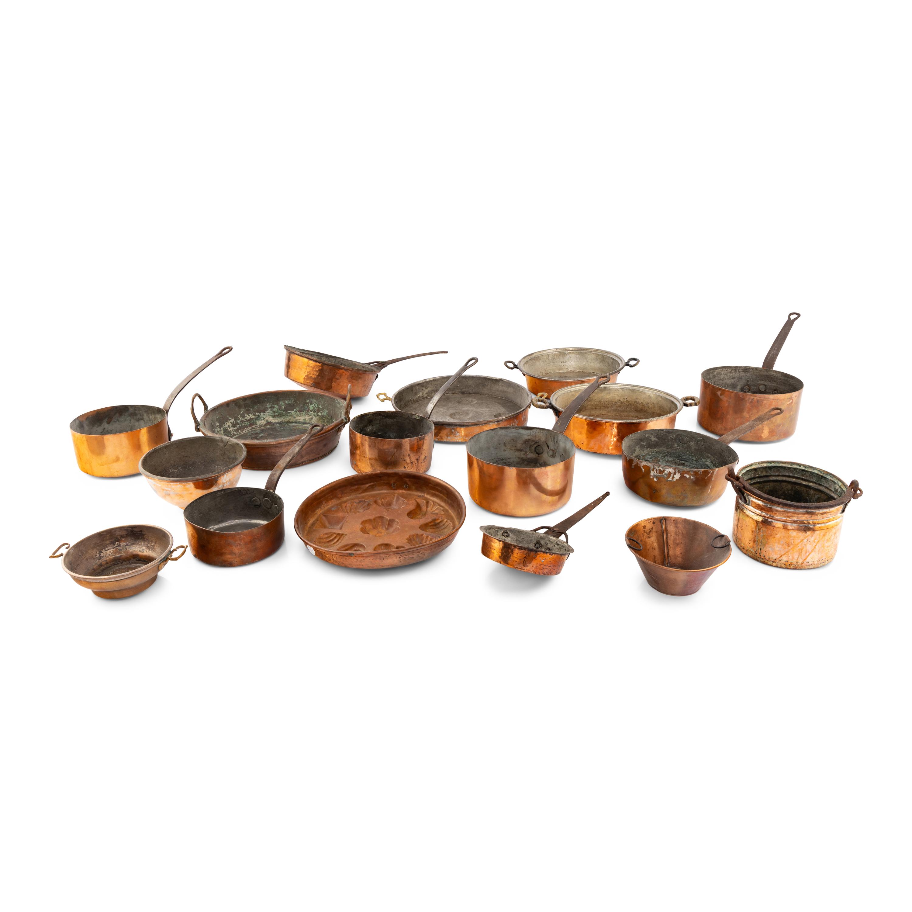 A Collection of Copper Cookware