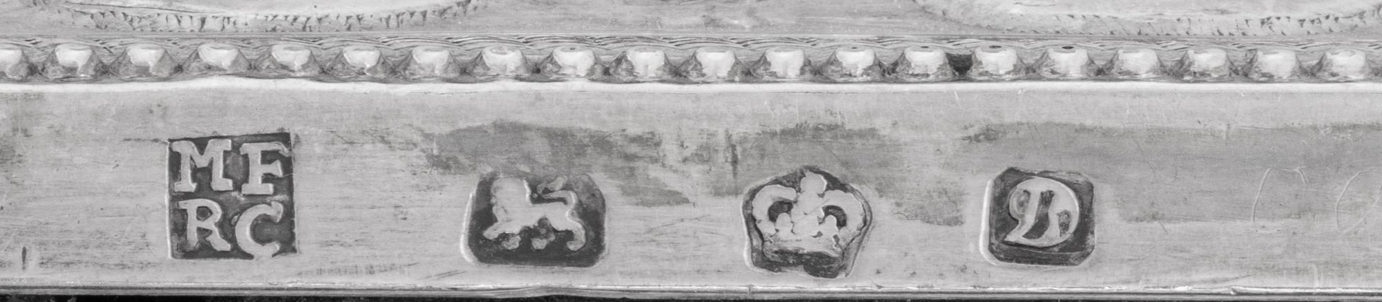 A Set of Four Neoclassical Silver Candlesticks