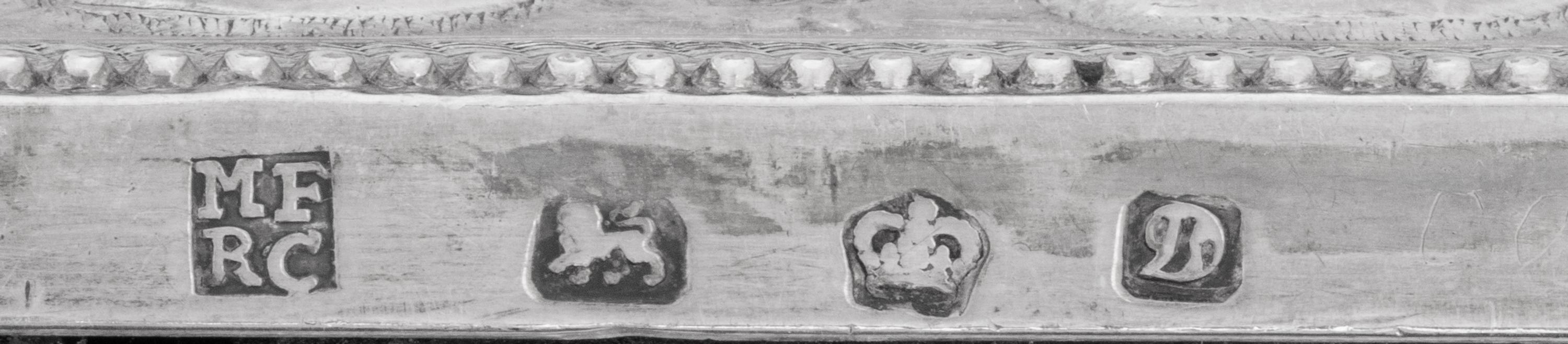 A Set of Four Neoclassical Silver Candlesticks