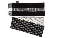 Two Christian Dior Wool Scarves, c2010