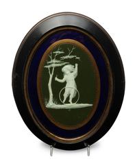 An English Pâte-Sur-Pâte Porcelain Panel