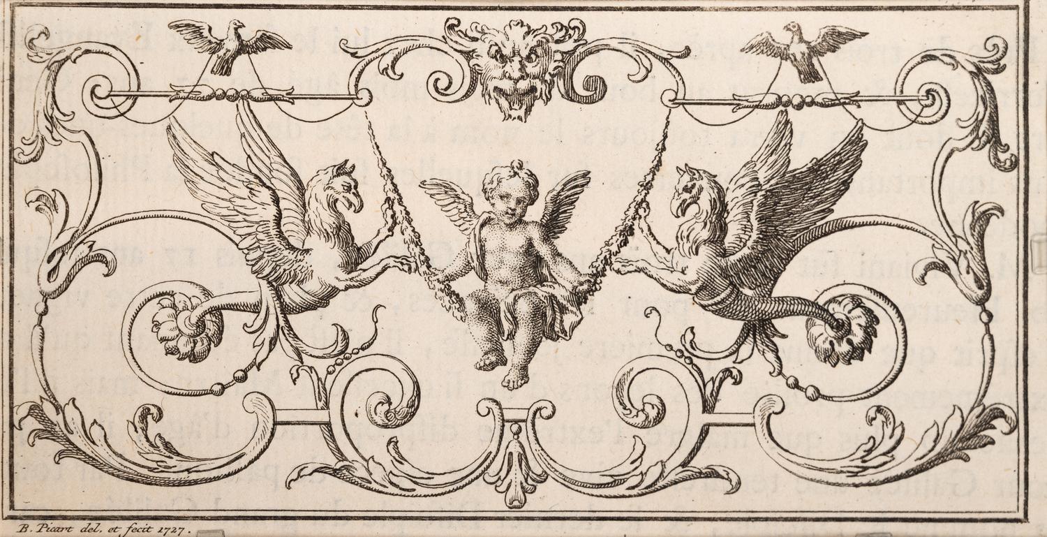 A group of three plates from Oeuvres Diverses de M. de Fontenelle de l'academie