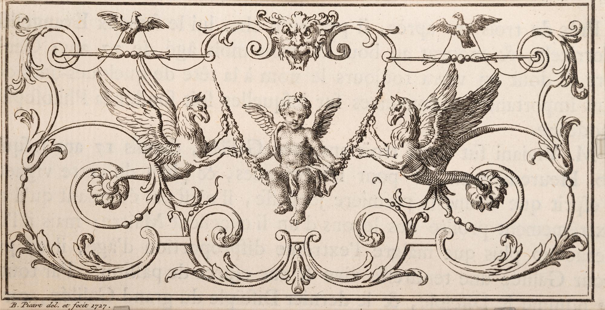 A group of three plates from Oeuvres Diverses de M. de Fontenelle de l'academie